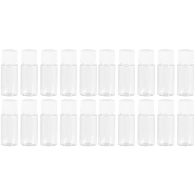 50 Pcs Mini Empty Bottles Small Liquid Bottles Refillable Sample Bottles Filling