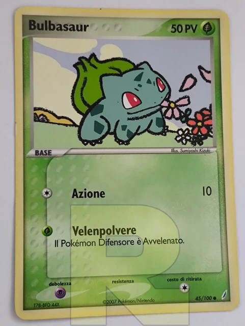 BULBASAUR ® EX Guardiani Dei Cristalli 45/100 ® Comune ® Pokemon ...