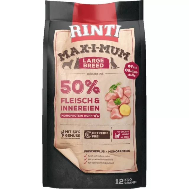 RINTI MAX-I-MUM Large Breed adult Huhn getreidefrei 12kg