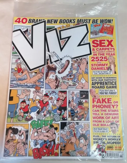 COMIC - *New / Sealed* Viz Issue #280 November 2018 British Adult Comic