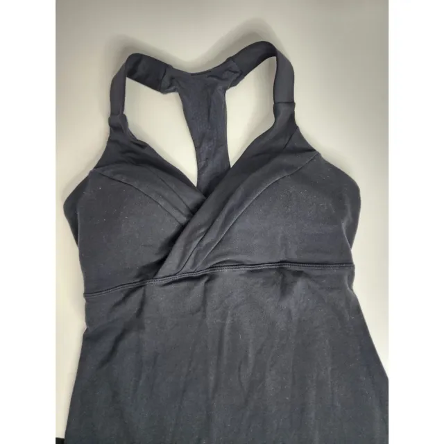 Lululemon Black Crossover Bra Tank Top Size 4