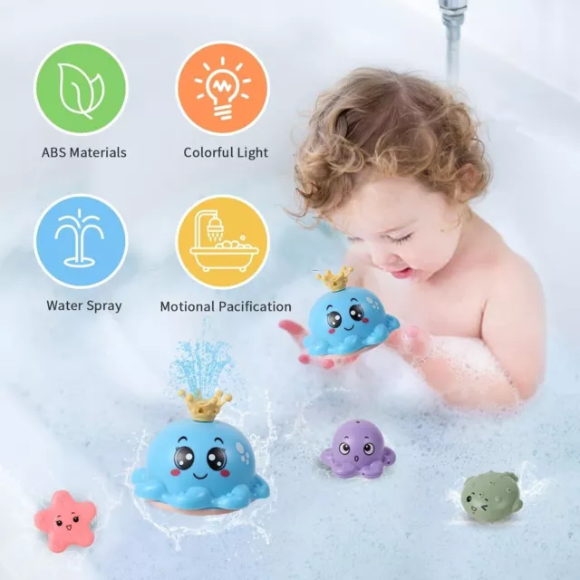 Badewannenspielzeug Badespielzeug Wasserspielzeug Wal Bad Spielzeug für Baby