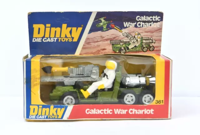 Vintage Dinky Toys Galactic Space War Chariot 361 Boxed