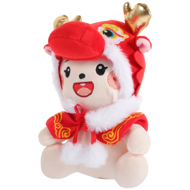 2024 Plush Dragon Toy New Year Stuffed Mascot Figurine Lucky