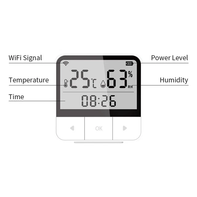 Umidità Metro Temperatura Metro Digitale Umidità Monitor Wireless 1pcs