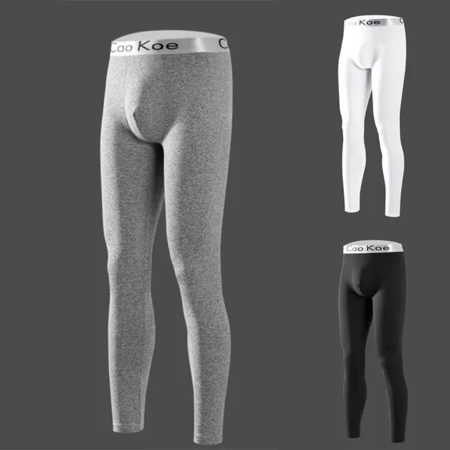 Men's Long Johns, One-piece Thin Tights, Warm Pants Trousers Slim