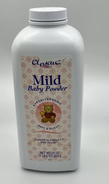 Equate Mild Baby Powder Talc Original Hypoallergenic  22 Oz Full Discontinued