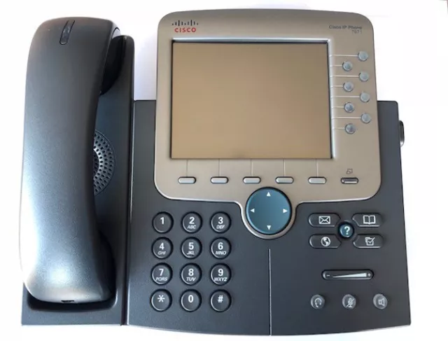 Cisco Téléphone IP 7971 CP-7971G-GE IP Téléphone Réseau Voip Neuf Ouvert Boite