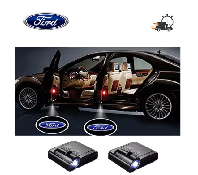 FORD luci di cortesia Proiettori LED logo stemma sportello portiera logo auto