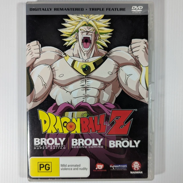 Dragon Ball Z Remastered Movie Collection (Uncut) Broly Triple Feature R4
