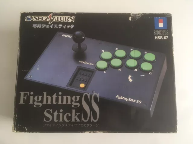 Hori Fighting Stick SS Arcade Stick Sega Saturn in Box