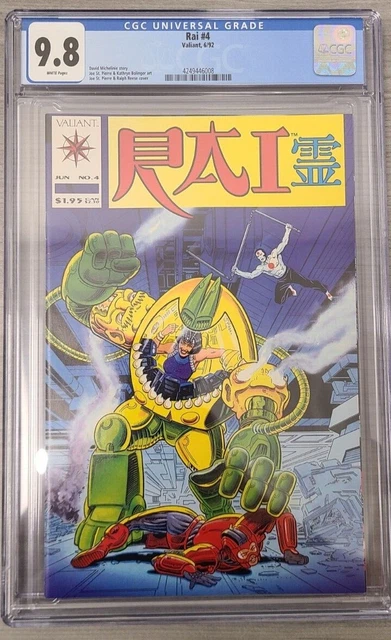 Rai #4 CGC 9.8 (1992) - RARE low print run *Brand New Slab*