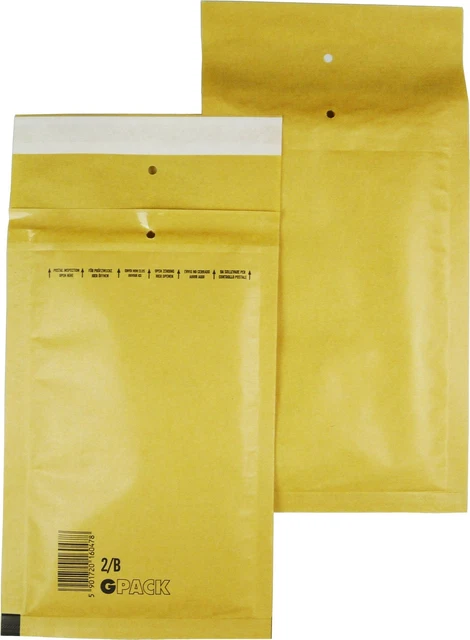 Buste imbottite ad aria marroni borse imbottite ad aria borse spedizione 2/B 140x225 mm