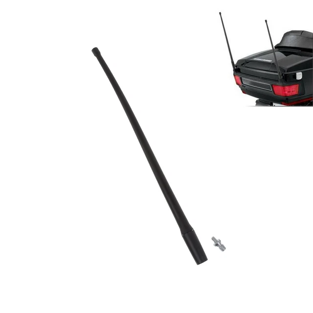 Antenne Radio AM/FM 33 Pouces En Caoutchouc Pour Harley Touring Et Street - Compatible Electra Glide, Street Glide, Etc., Neuf