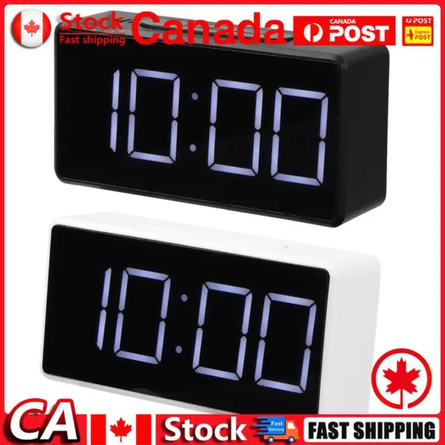 Digital LED Desk Alarm Clock Thermometer Snooze Table Clock Electronic Clock CA