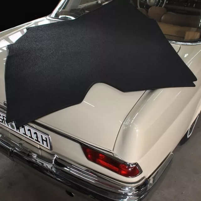 Kofferraummatte passend für MB W111 Seb Sec Coupe Velours schwarz Keder Stoff