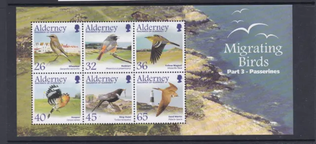 Alderney 2004 Birds  M/Sheet Mnh Set Of Stamps