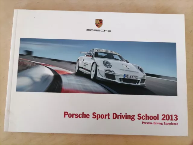 PORSCHE Sport Driving School 2013 Prospekt/Buch