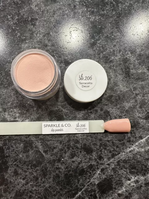 Decoración de terracota Sparkle And Co Dip Power Sb.206 mini 0,25 oz Swatch incluido