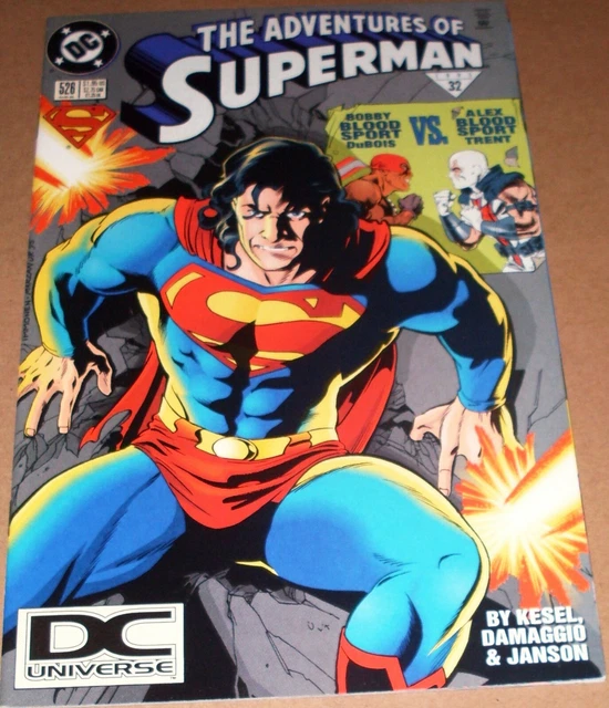 Adventures of Superman #526 DC Universe Logo Variant 1995 Karl Kesel Damaggio