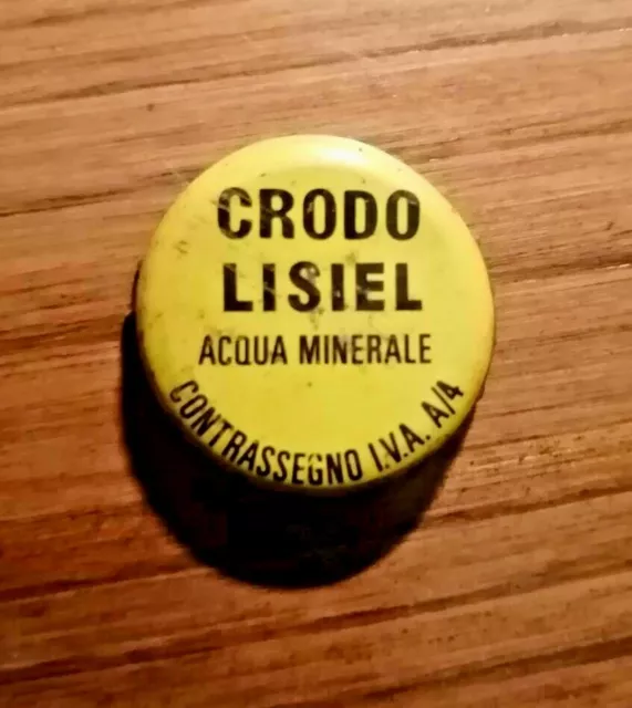 LISIEL Crodo Acqua TAPPO a CORONA KRONKORKEN CHAPAS CROWN CAPS '60