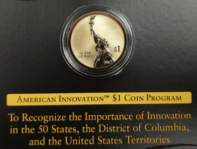 2018 Innovative $1 Reverse Proof Coin - Ogp W/Coa - Low Shipping
