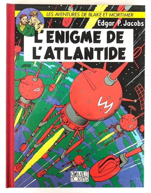 E.O. 1991 Blake et Mortimer "L'énigme de l'Atlantide" Toilé TBE avec ex-libris 2