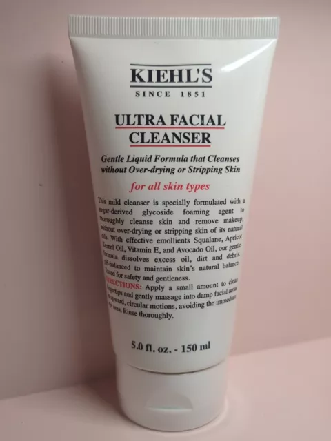 Kiehl's Ultra Facial Cleanser All Skin Types Full Size 5oz / 150ml