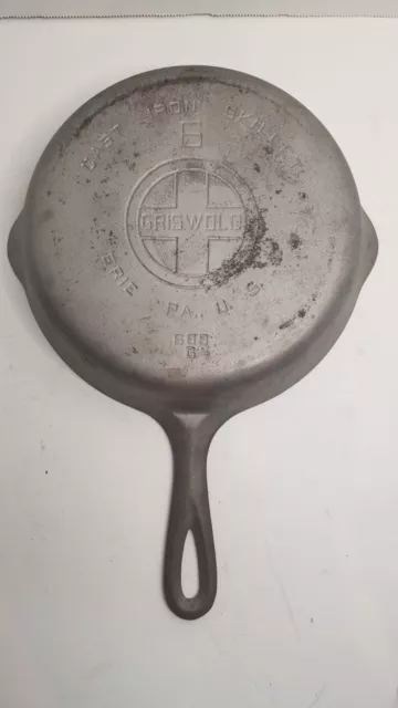 Griswold No.6 Cast Iron Skillet Big Block Logo 699 G