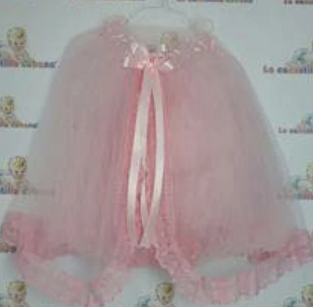 Mosquitero lanzadera Rosado cuna de Bebe CRIB Mosquitera Pink c/ encaje y Tull