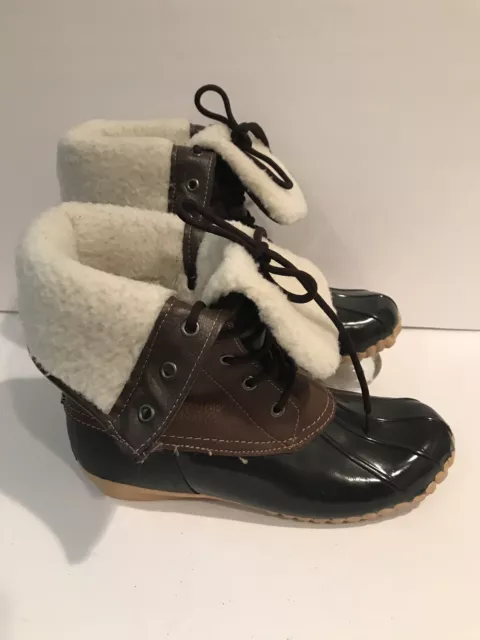 Sporto Delinda Marron Imperméable Thermolite Acier Tige Canard Bottes Taille 10