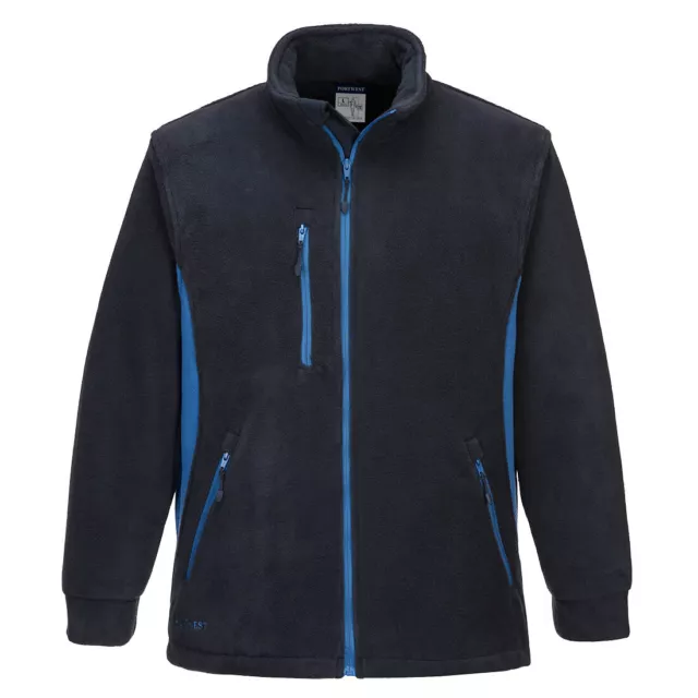 Felpa Uomo Con Zip Intera e Tasche Senza Cappuccio anti-pilling Sport da Lavoro