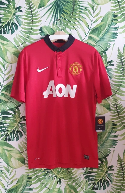 Manchester United 2013/14 Original Nike Fußball Trikot Football Shirt Jersey