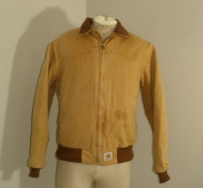 VTG CARHARTT J13 BRN Flannel LINED Duck 