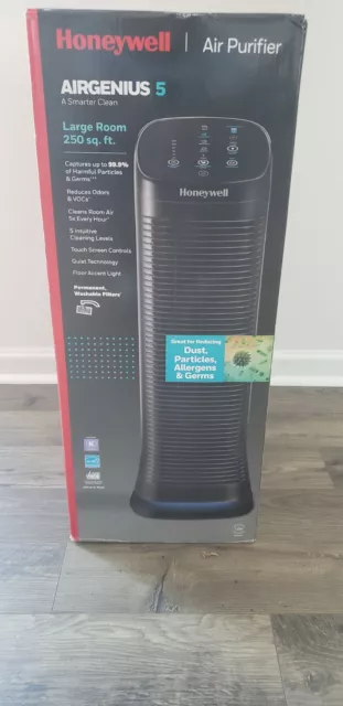 New Honeywell AirGenius 5 HFD320 Air Cleaner/Purifier Odor Reducer NEW IN  BOX!