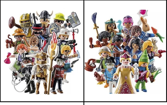 Playmobil Série 18 - Série Complète De 12 Figurines Garçons - Neuves Sous Blister