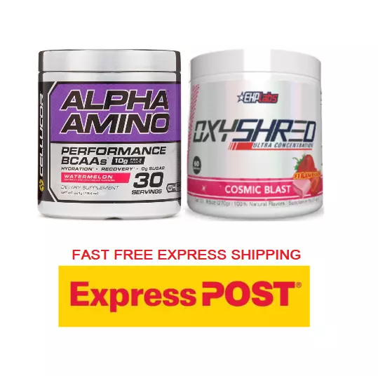 Ehplabs Oxyshred All Flavours | Alpha Amino | Recovery | Burn Fat | Lean Muscle