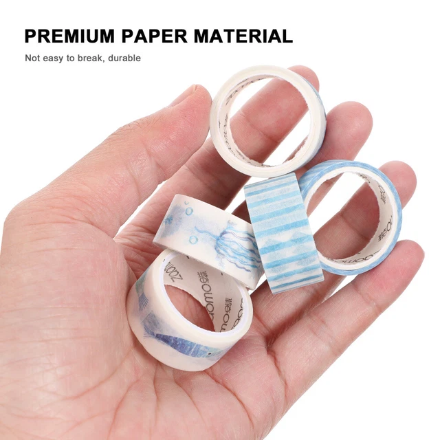 20 Rolls Journal Tapes Japanese Masking Tape Natural Color Washi Tape