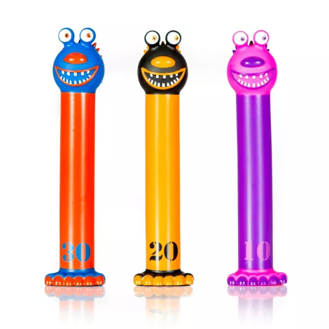 Maru Spikey Monster Dive Sticks Swimming Pool Toys Set Of 3