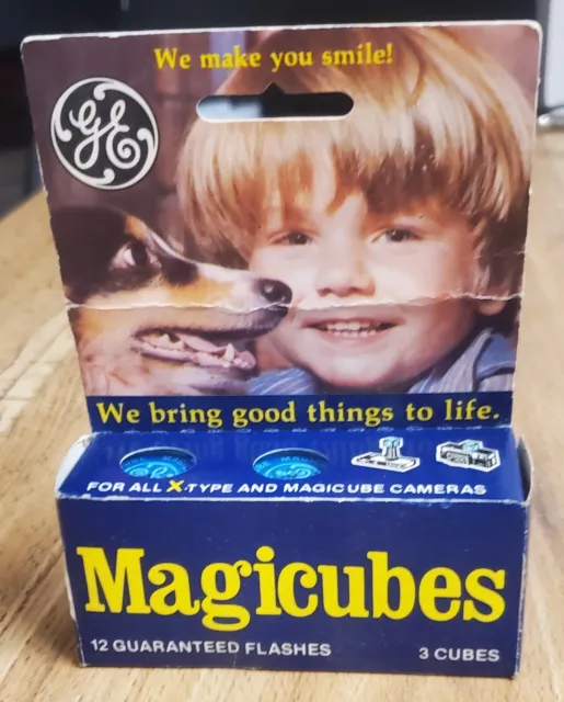 GE Magicubes Flash Cubes NOS 3 Pack