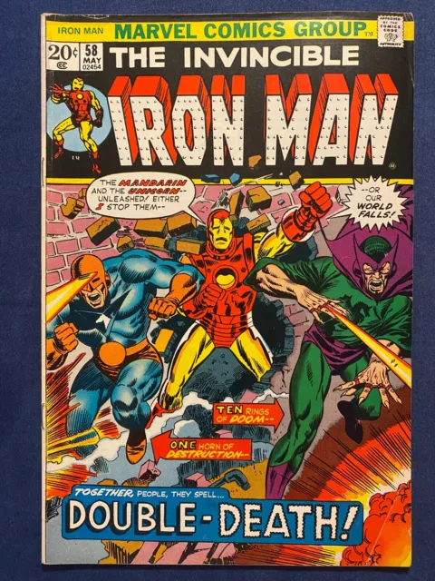 The Invincible Iron Man #58 (1973) VG+ 4.5
