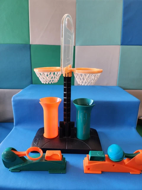 Vintage 1996 NERF Swish Shot Toy Basketball Game Head 2 head rare 90s - 19v Vintage 1996 NERF Swish Shot Toy Basketball Game Head 2 head rare 90s - 19v