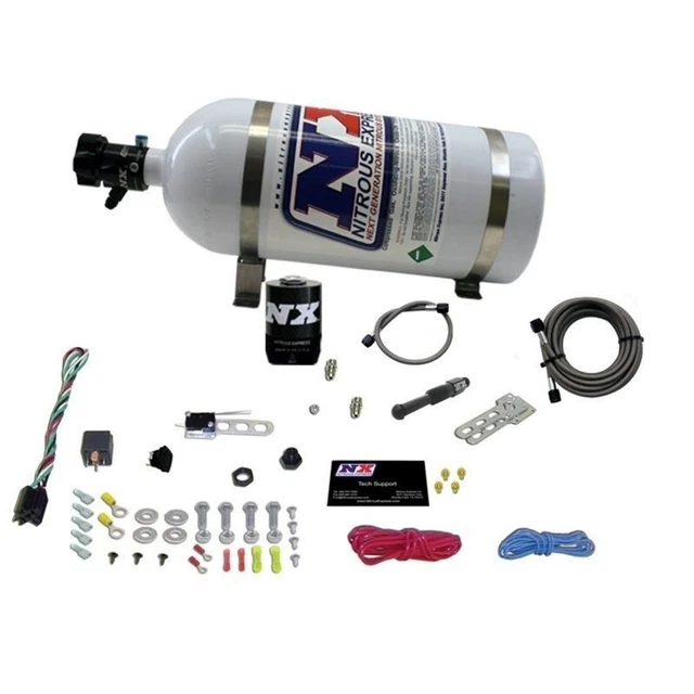 Nitrous Express Asciutto Efi Singolo Nozzle Kit (35-150HP) W/10lb Bombola - 210