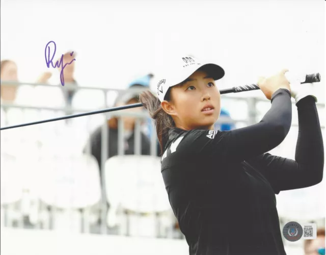 LPGA GOLFER RUONING YIN SIGNED 8x10 PHOTO 1 COA WOMENS GOLF AUTOGRAPH 2023 CHINA