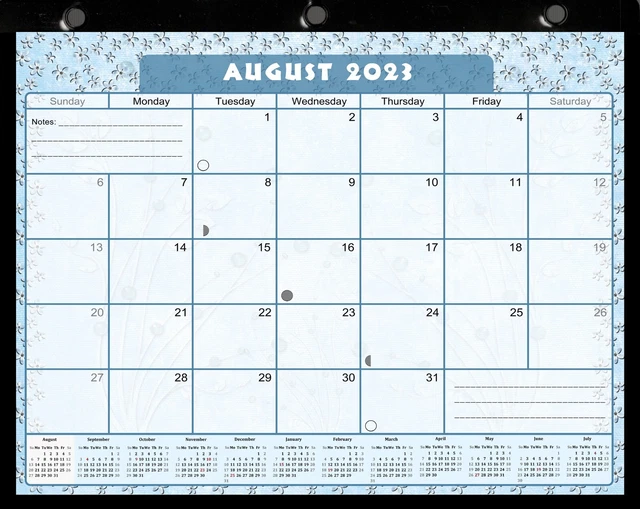 20232024 ACADEMIC YEAR 12 Months Student Calendar in Protective Sleeve