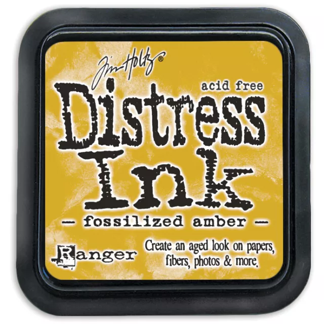 Tim Holtz Distress Ink Pad-Fossilized Amber