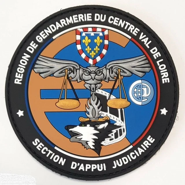 ECUSSON DE COLLECTION PVC 3D R gion Gendarmerie Centre Val De Loire SAJ 