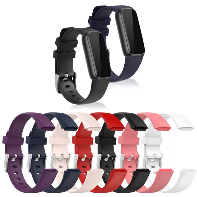 For Fitbit LUXE Silicone Watch Strap Fitness Buckle Replacement Sport Watch Band