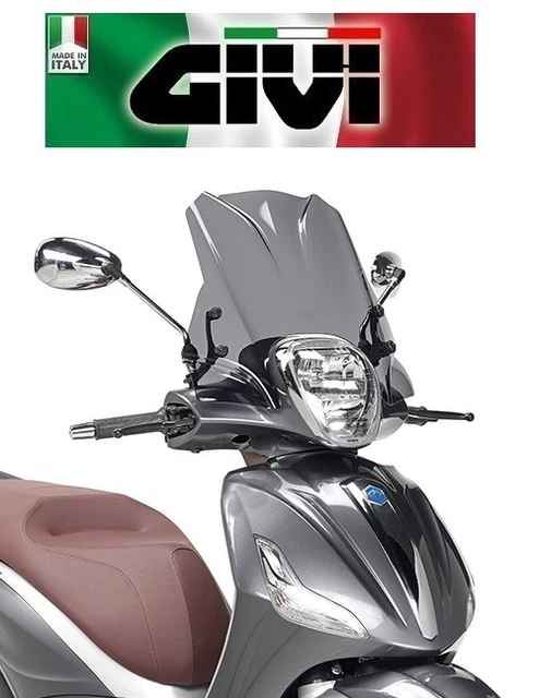 Faco Pare-Brise Fumée Bas Pour Piaggio Beverly 125-300-350 RST Sport Touring – Réf. 28575