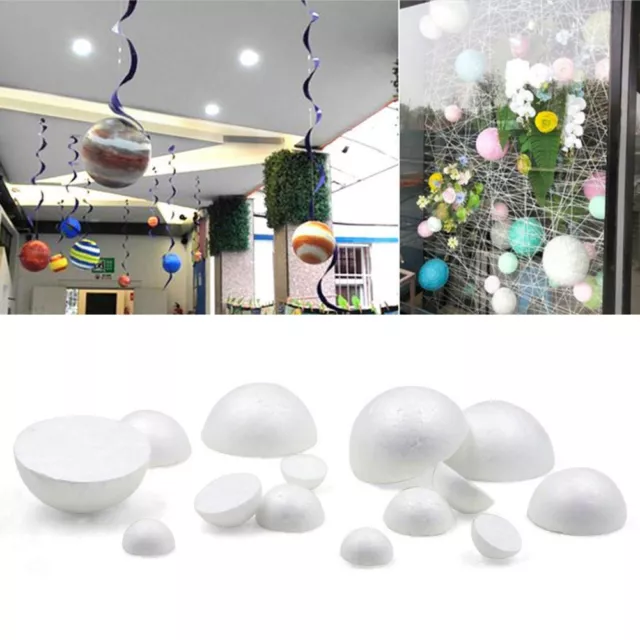 DIY Wedding Decorations with Foam Balls Pack of 10 White Polystyrene Spheres